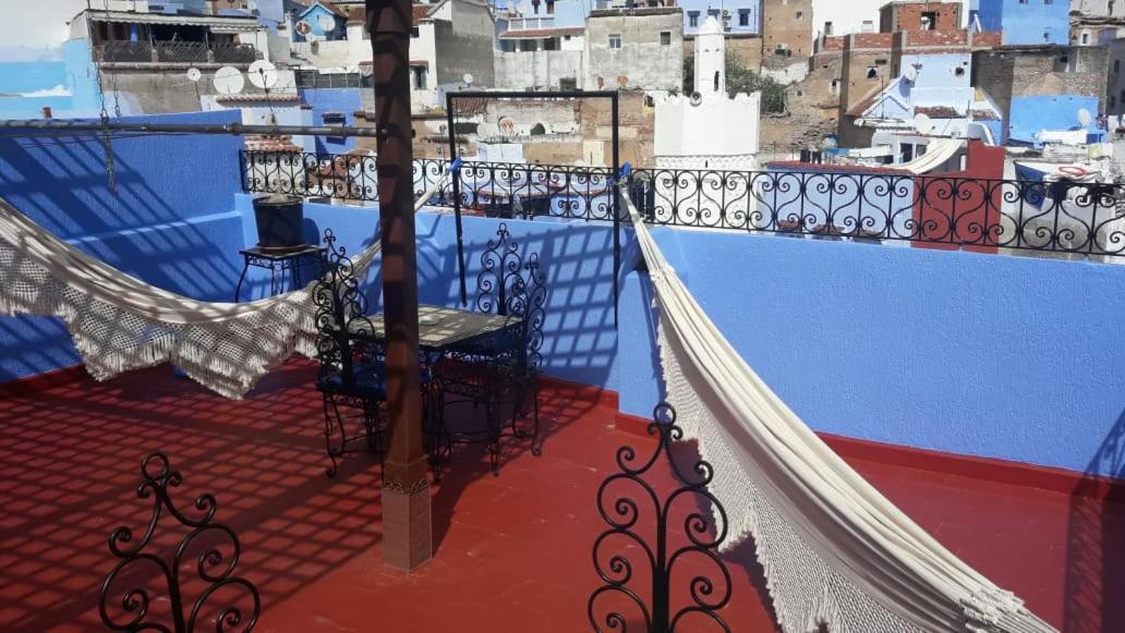 Aymane Rooftop Budget Panoramic Hotel Чефчауен Екстериор снимка