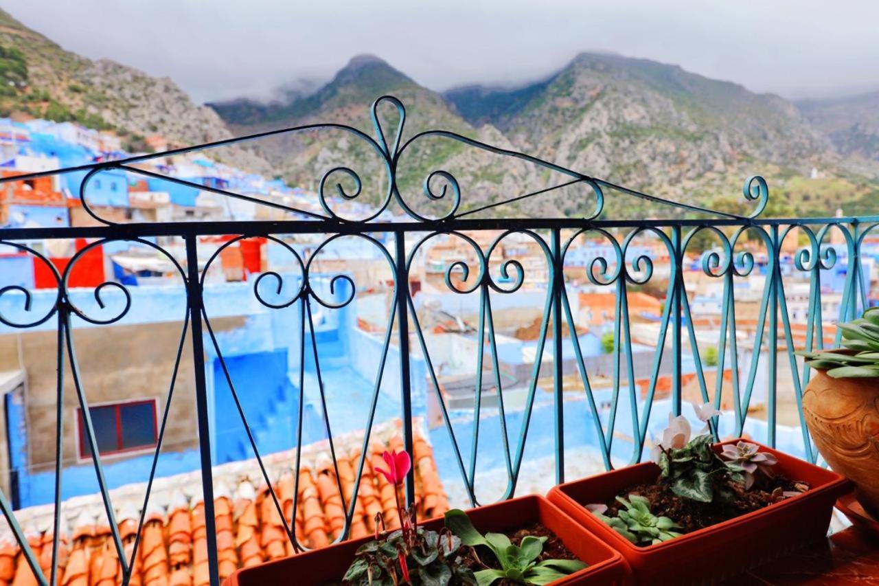 Aymane Rooftop Budget Panoramic Hotel Чефчауен Екстериор снимка