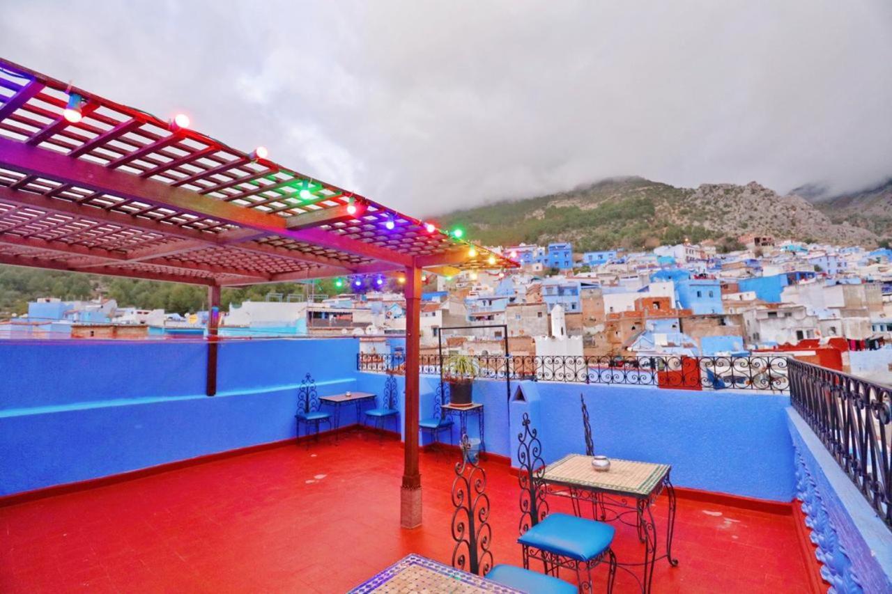 Aymane Rooftop Budget Panoramic Hotel Чефчауен Екстериор снимка