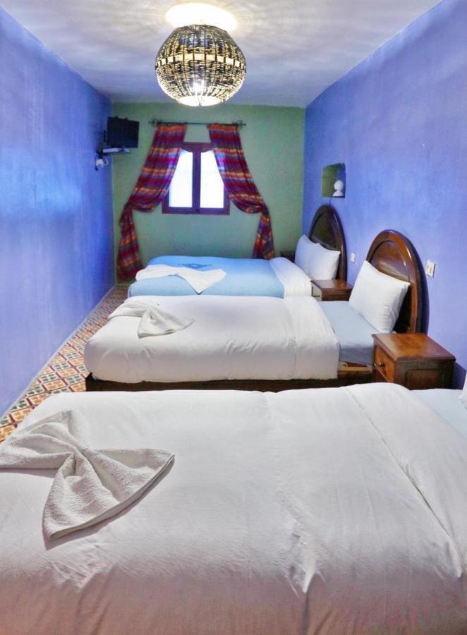 Aymane Rooftop Budget Panoramic Hotel Чефчауен Екстериор снимка