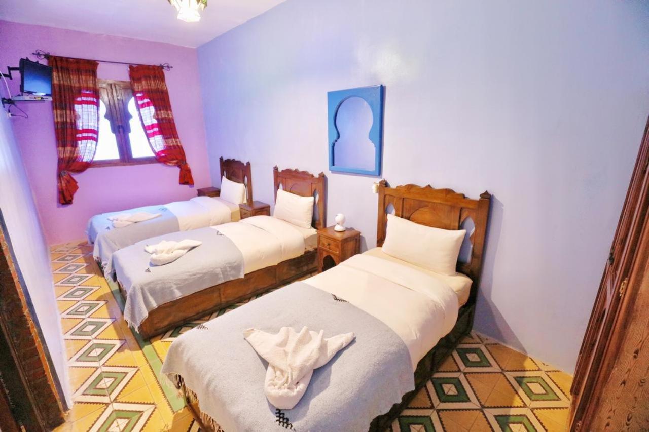 Aymane Rooftop Budget Panoramic Hotel Чефчауен Екстериор снимка
