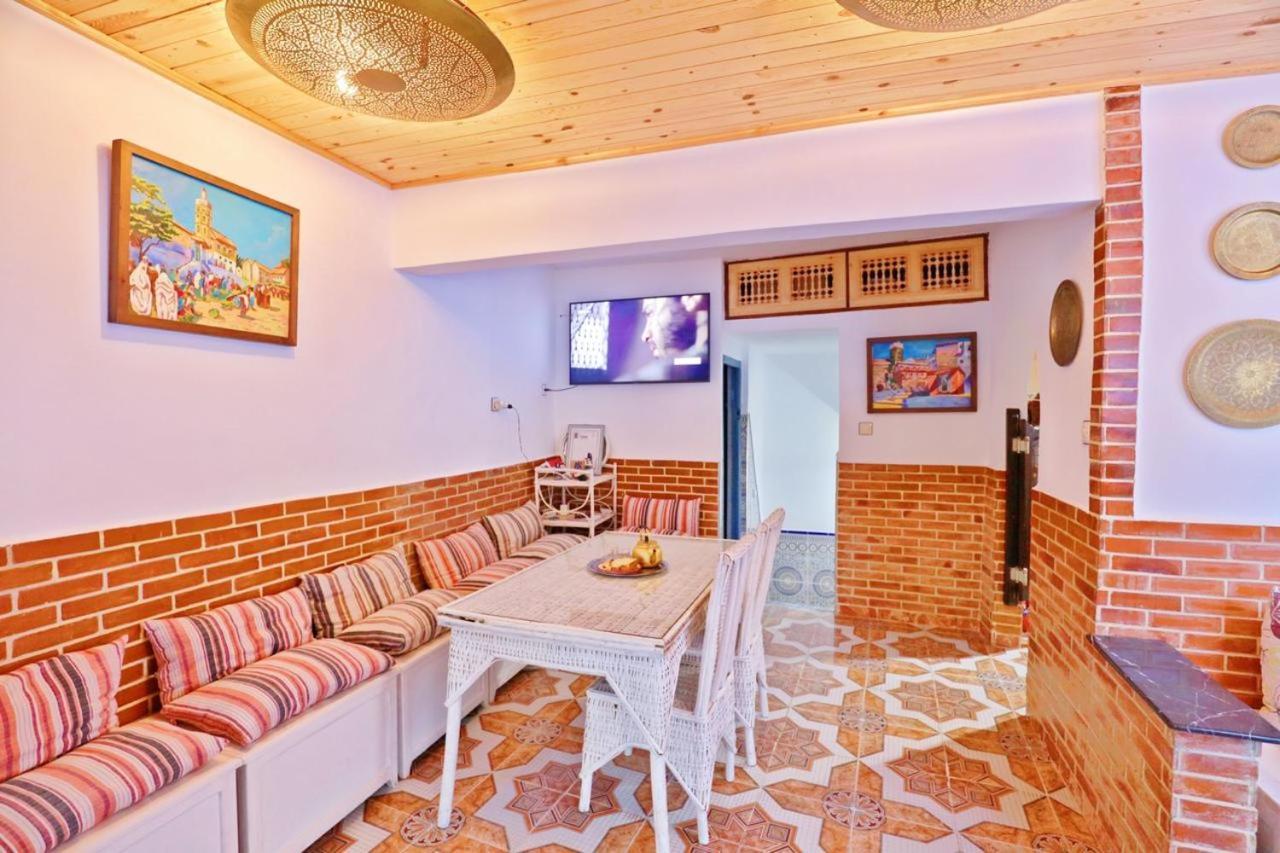 Aymane Rooftop Budget Panoramic Hotel Чефчауен Екстериор снимка