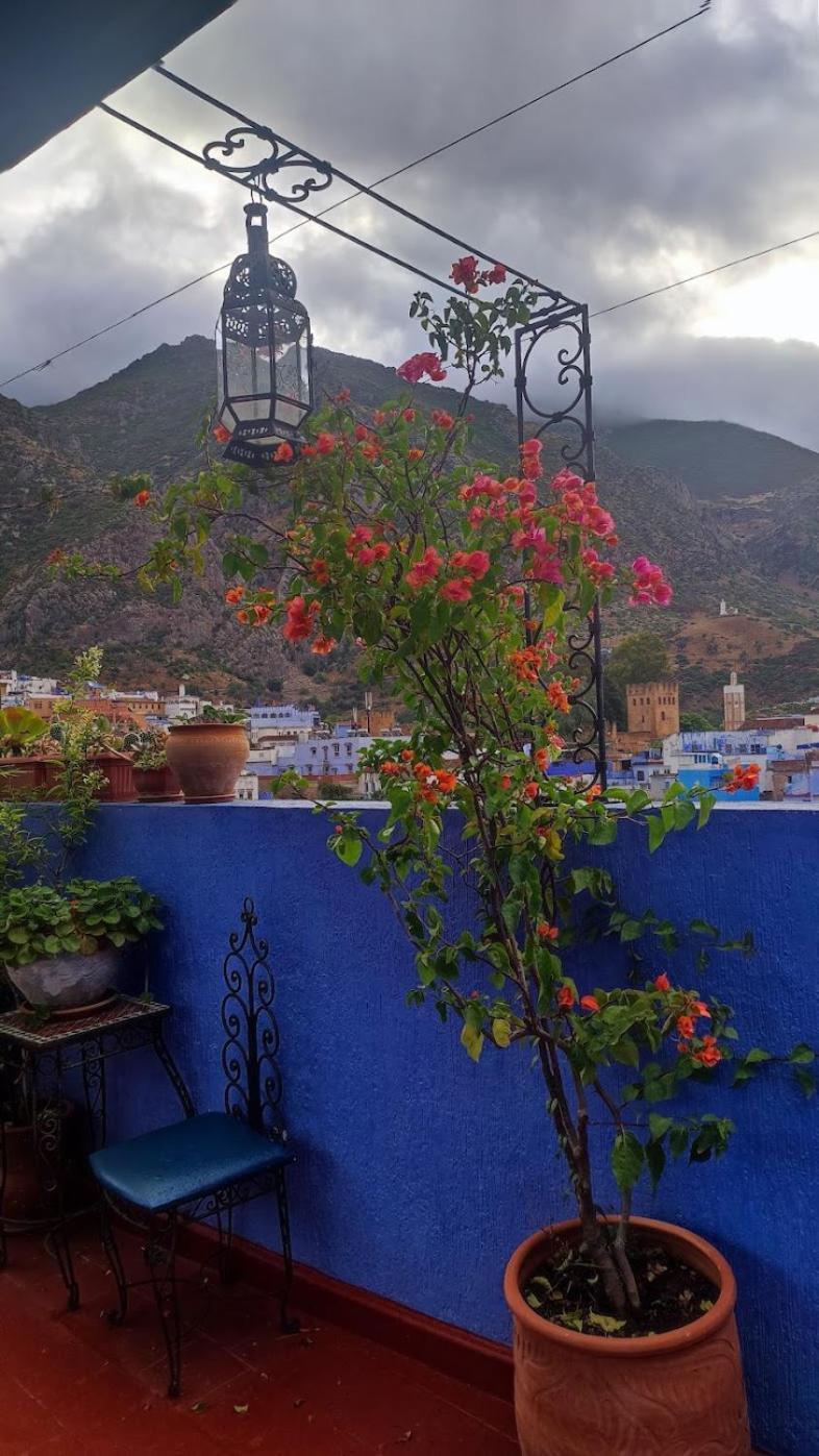 Aymane Rooftop Budget Panoramic Hotel Чефчауен Екстериор снимка